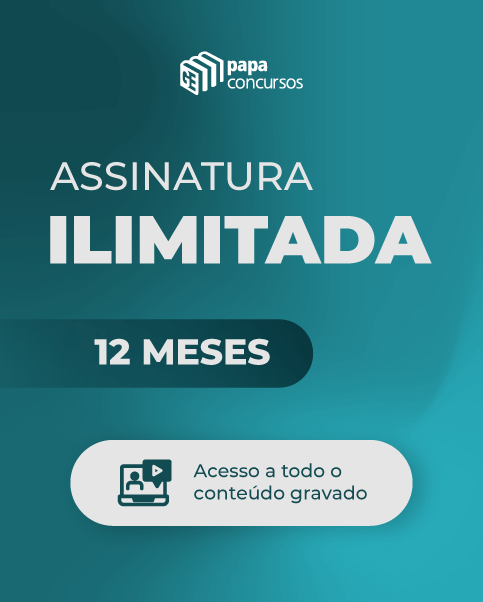  Assinatura Papa Concursos - 12 meses